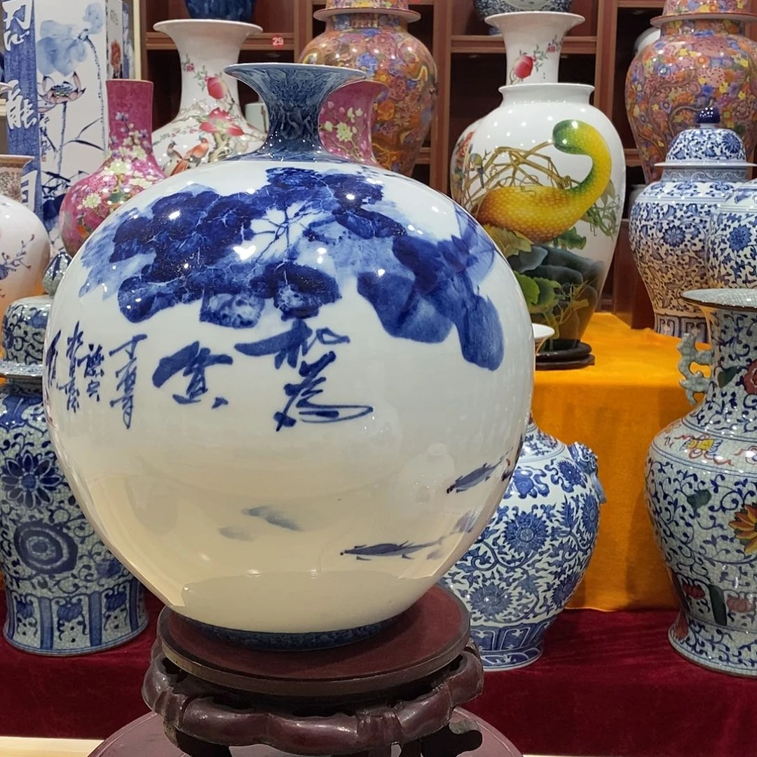 陶摆件景德镇胜凤陶瓷摆件