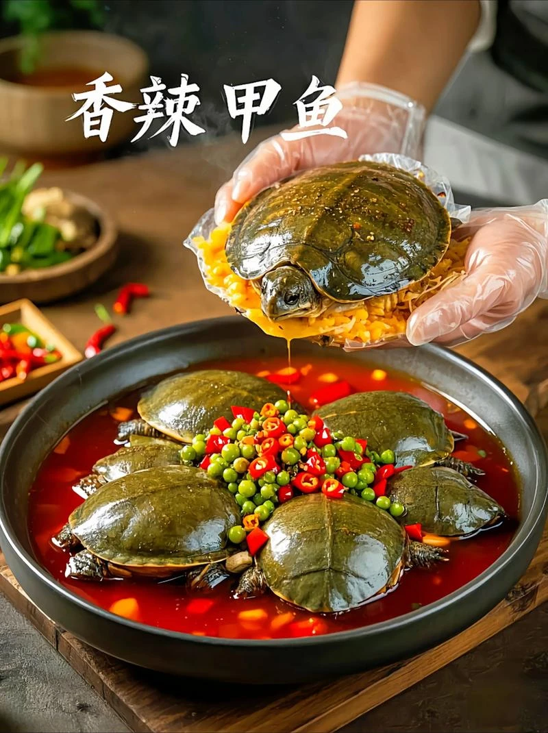 【新人请二只】整只卤甲鱼 现卤现杀麻辣鲜香 滋补下酒菜 单只七两