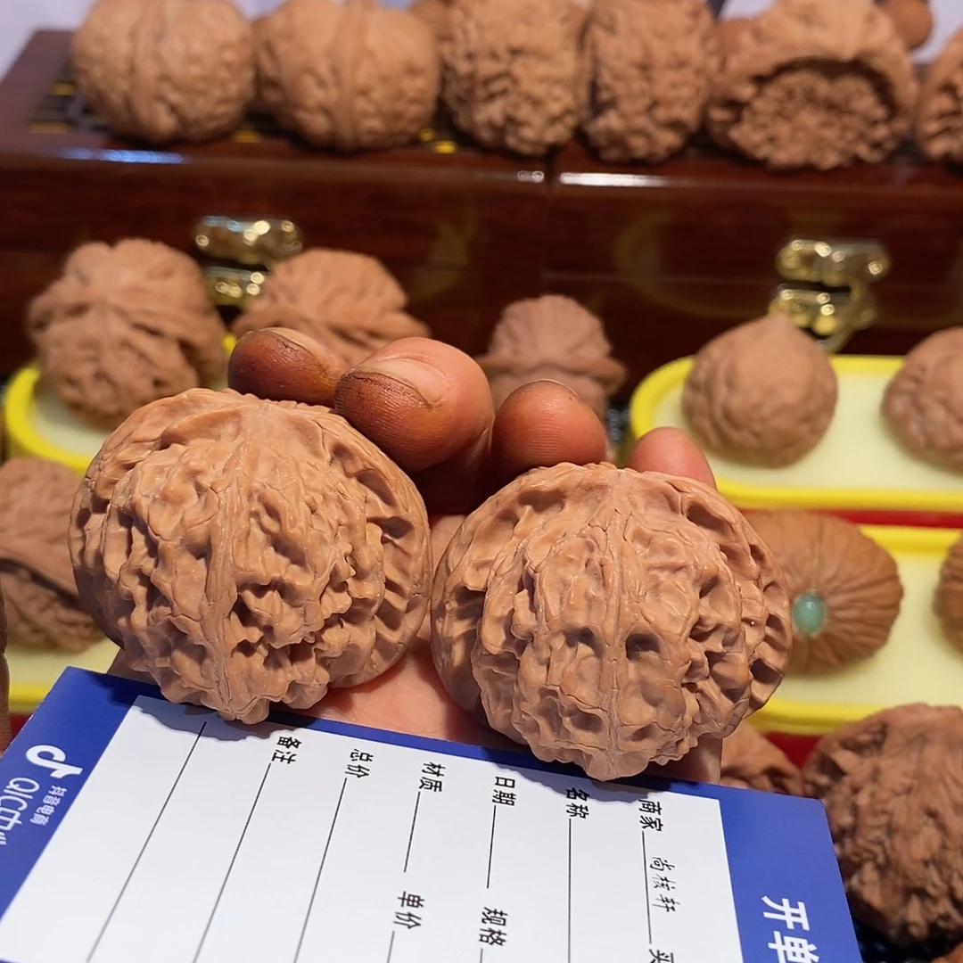 微***k文玩核桃把件文玩核桃苹果圆全品