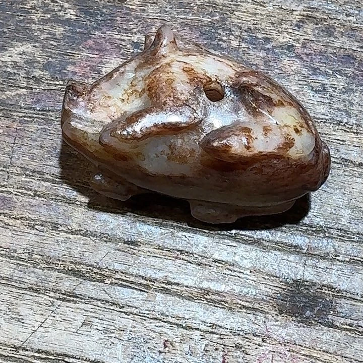 和田玉（糖玉）颈饰未镶嵌呈*
