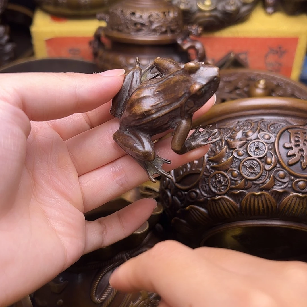铜器摆件老王直播间