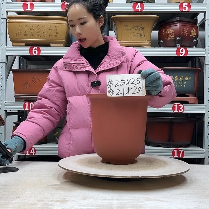 紫砂花盆紫砂花盆