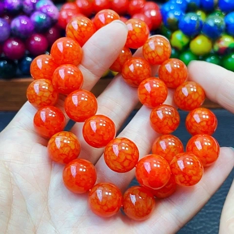 手饰玛瑙未镶嵌赤血金龙血离子14