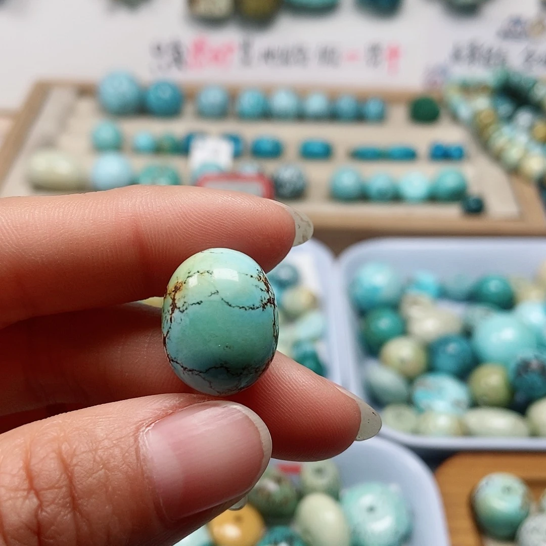 绿松石珠宝半成品未镶嵌