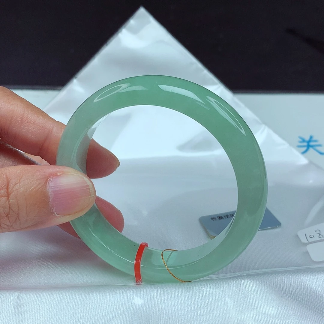 翡翠未镶嵌手镯53圈0406