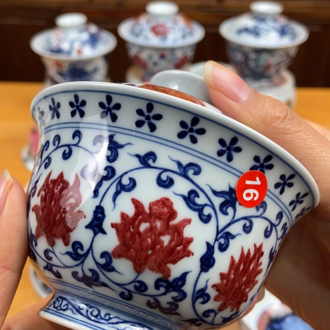 手绘现代茶具非古董