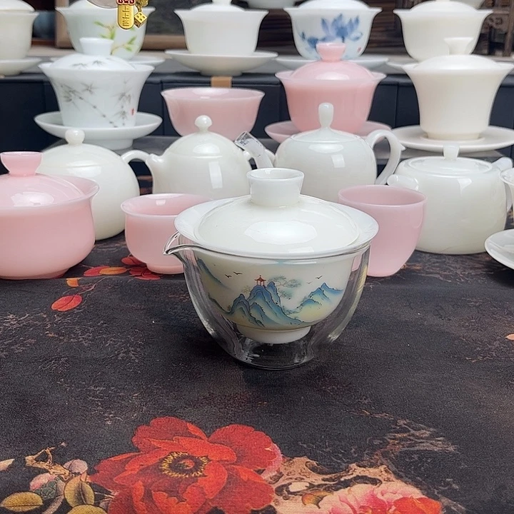 茶具盖碗茶壶茶杯