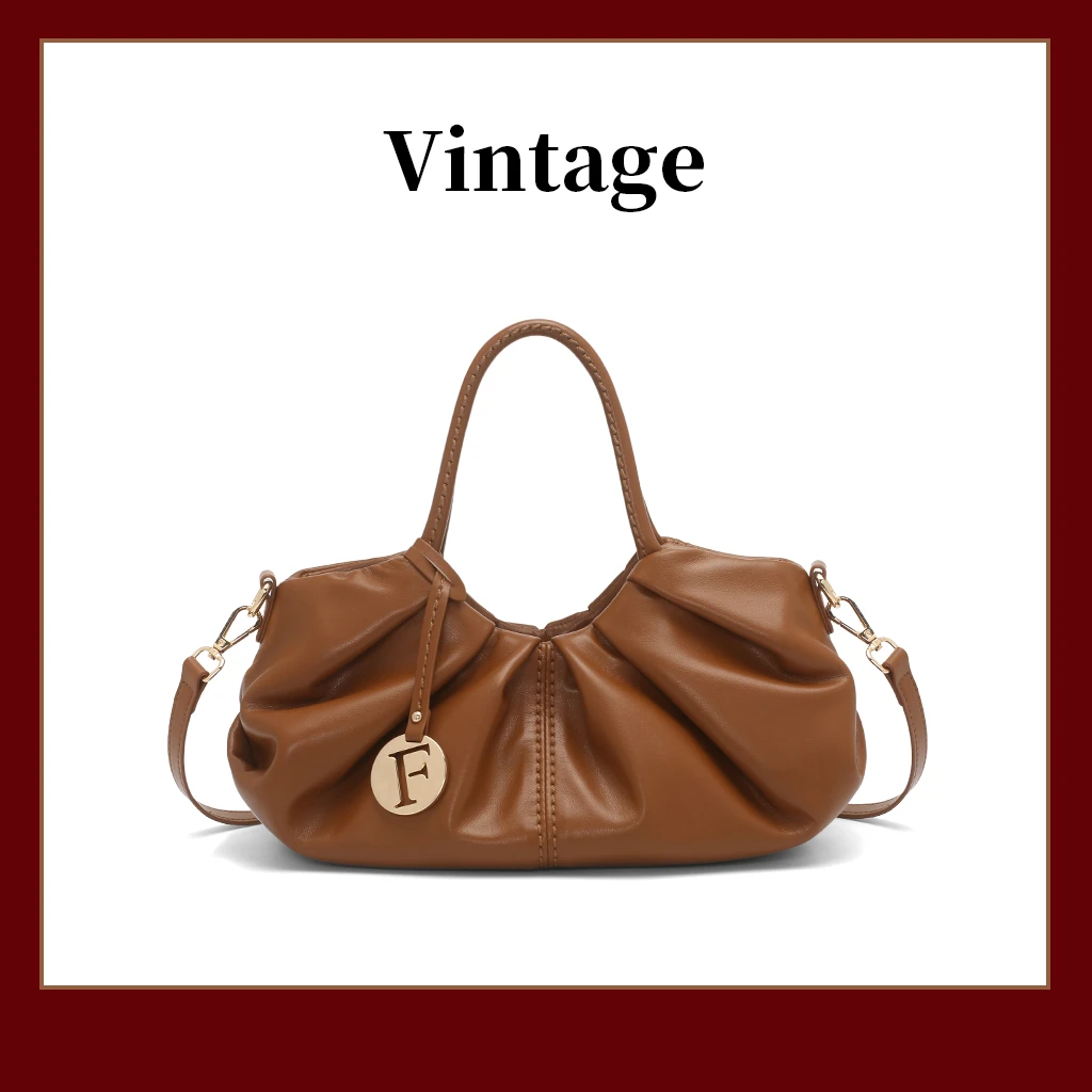 【露思同款】新款轻奢时尚百搭单肩斜跨包气质小众手提包-V2186