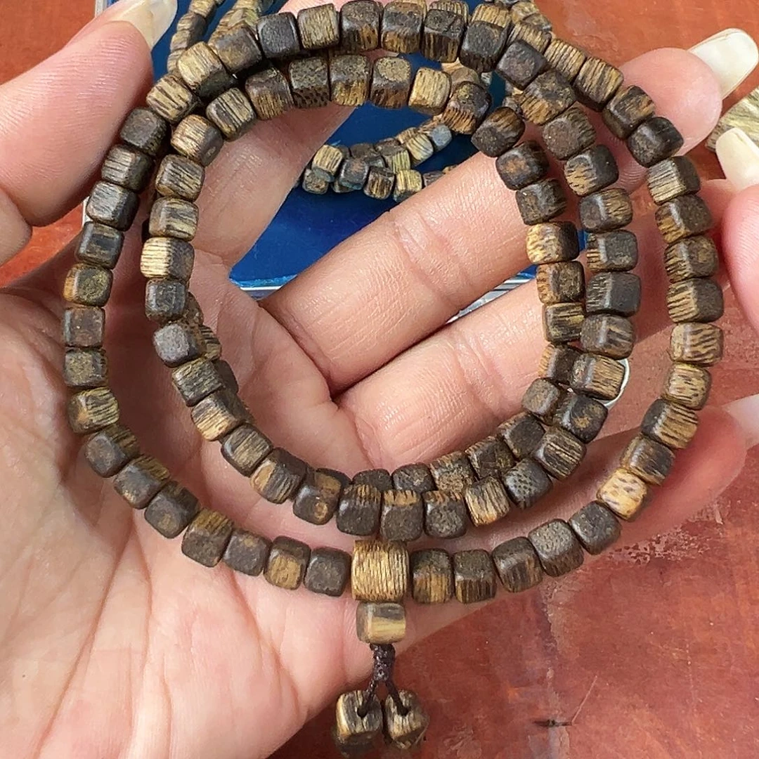 沉香碎屑沉香卡5方珠多圈12g张勺子