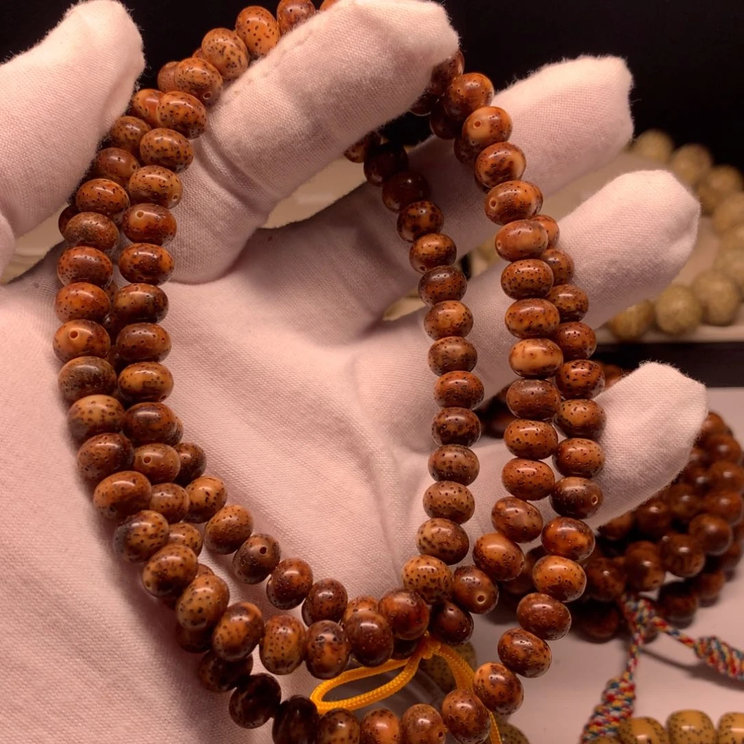 星月菩提吊坠陈籽108长串86尺寸苹果珠