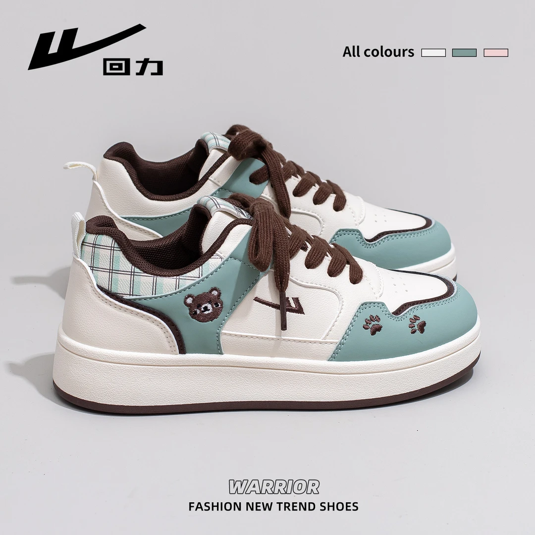 回力复古运动风板鞋女鞋2025冬季新款爆款低帮软底小白鞋潮鞋女款