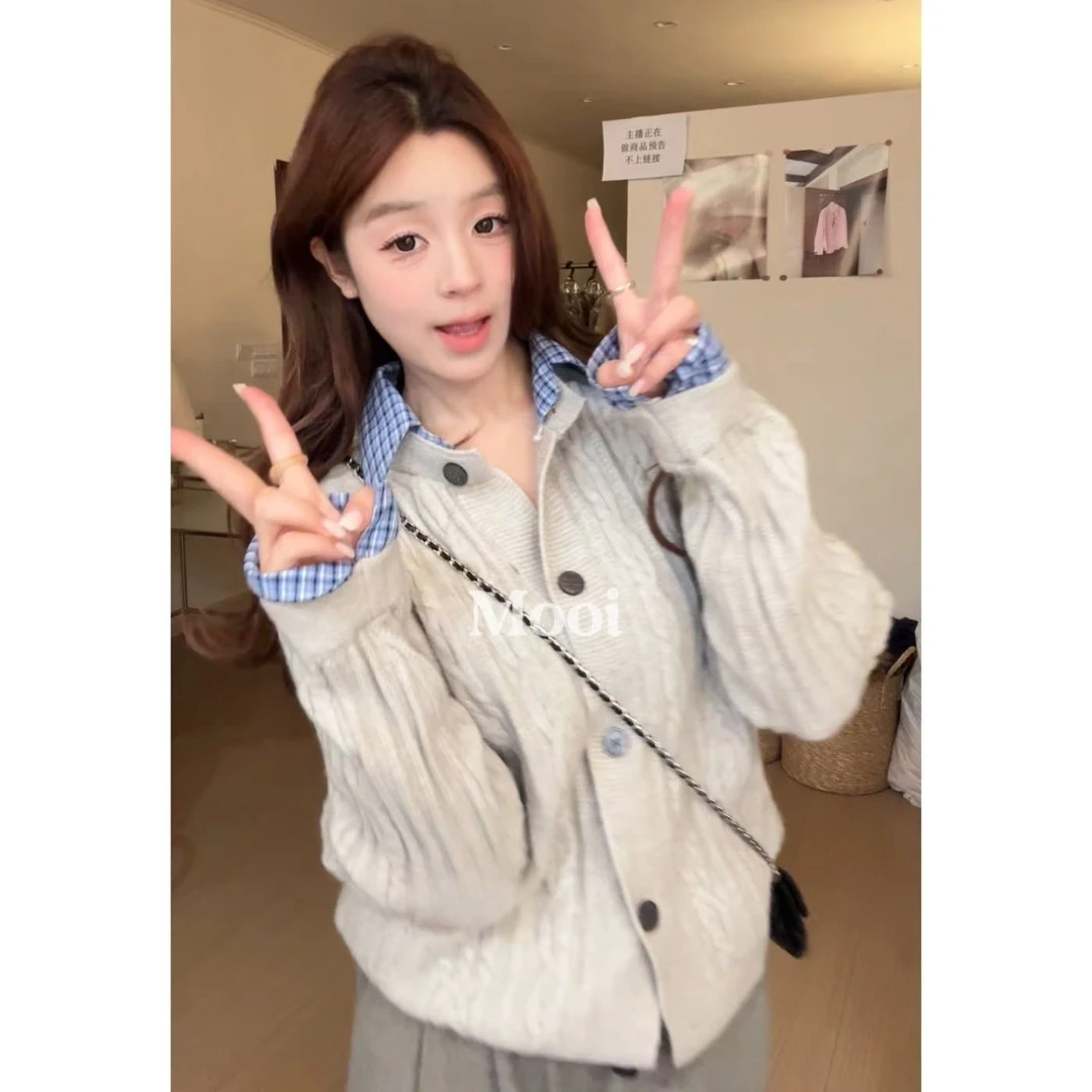 【mooi】'布达佩斯'秋冬新款韩版ins风小众设计感毛衣