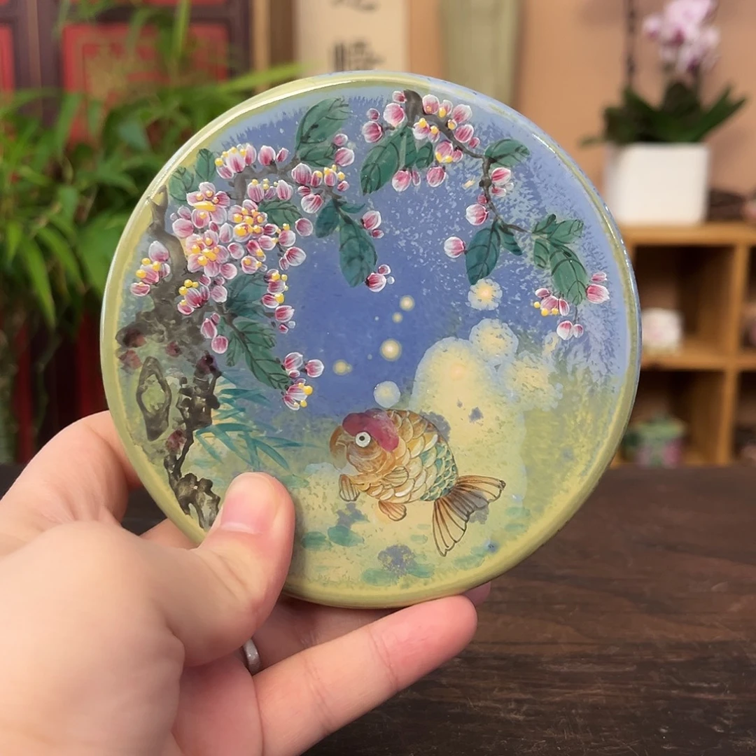 景德镇柴烧手工手绘茶具