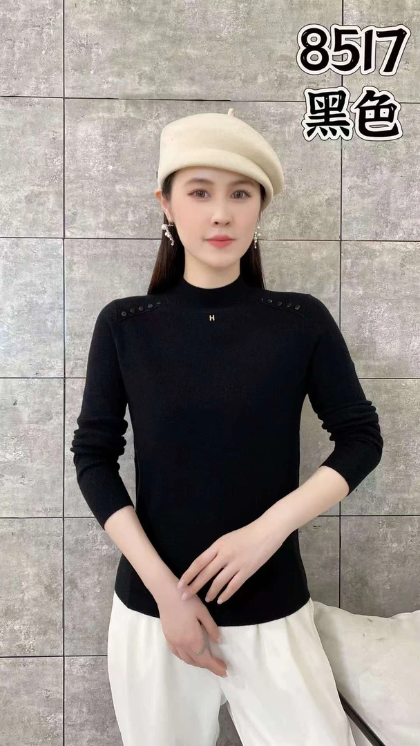 毛针织衫上衣网红常规春季直筒型衫针织衫百搭减龄