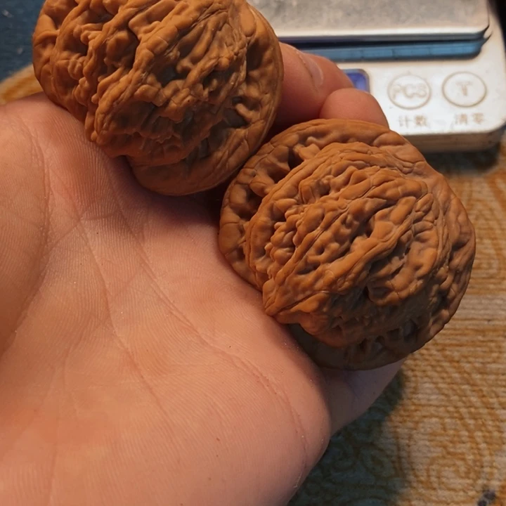 吊坠文玩核桃狮虎兽45