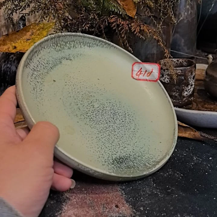 陶盘手工高温原矿窑变新品福利