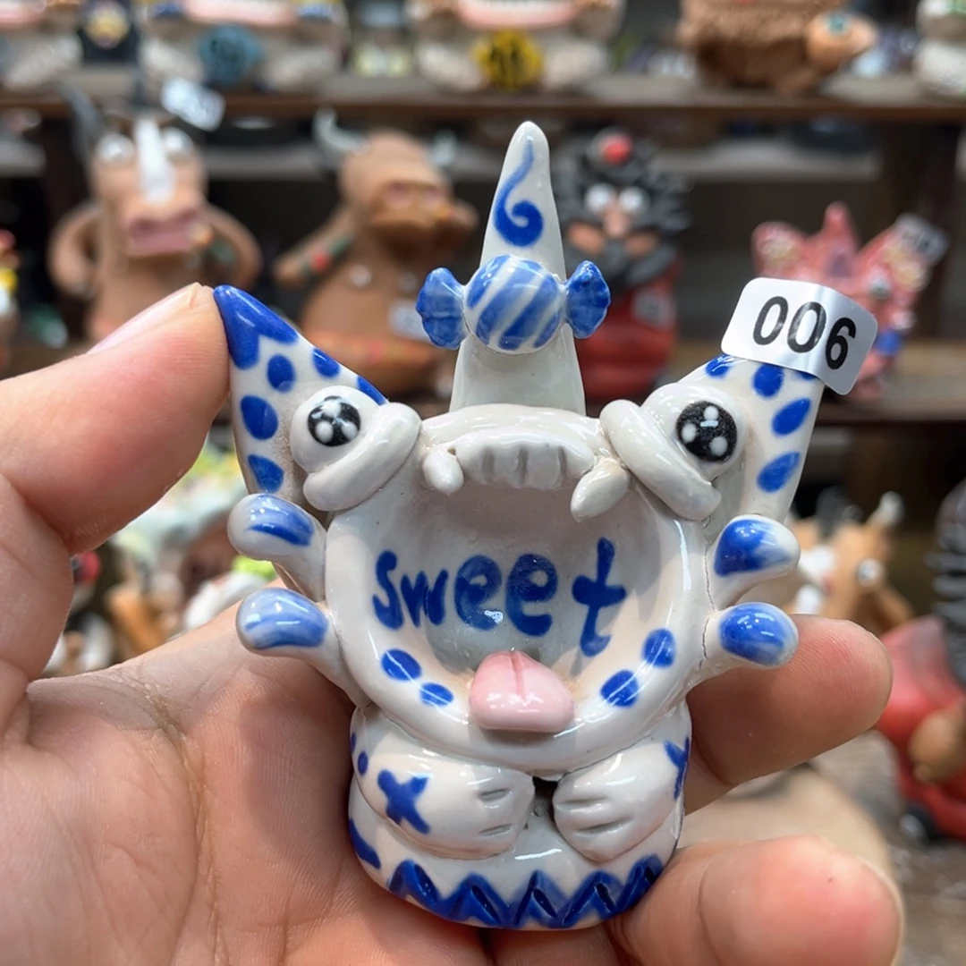 摆件直播间纯手工陶瓷摆件006