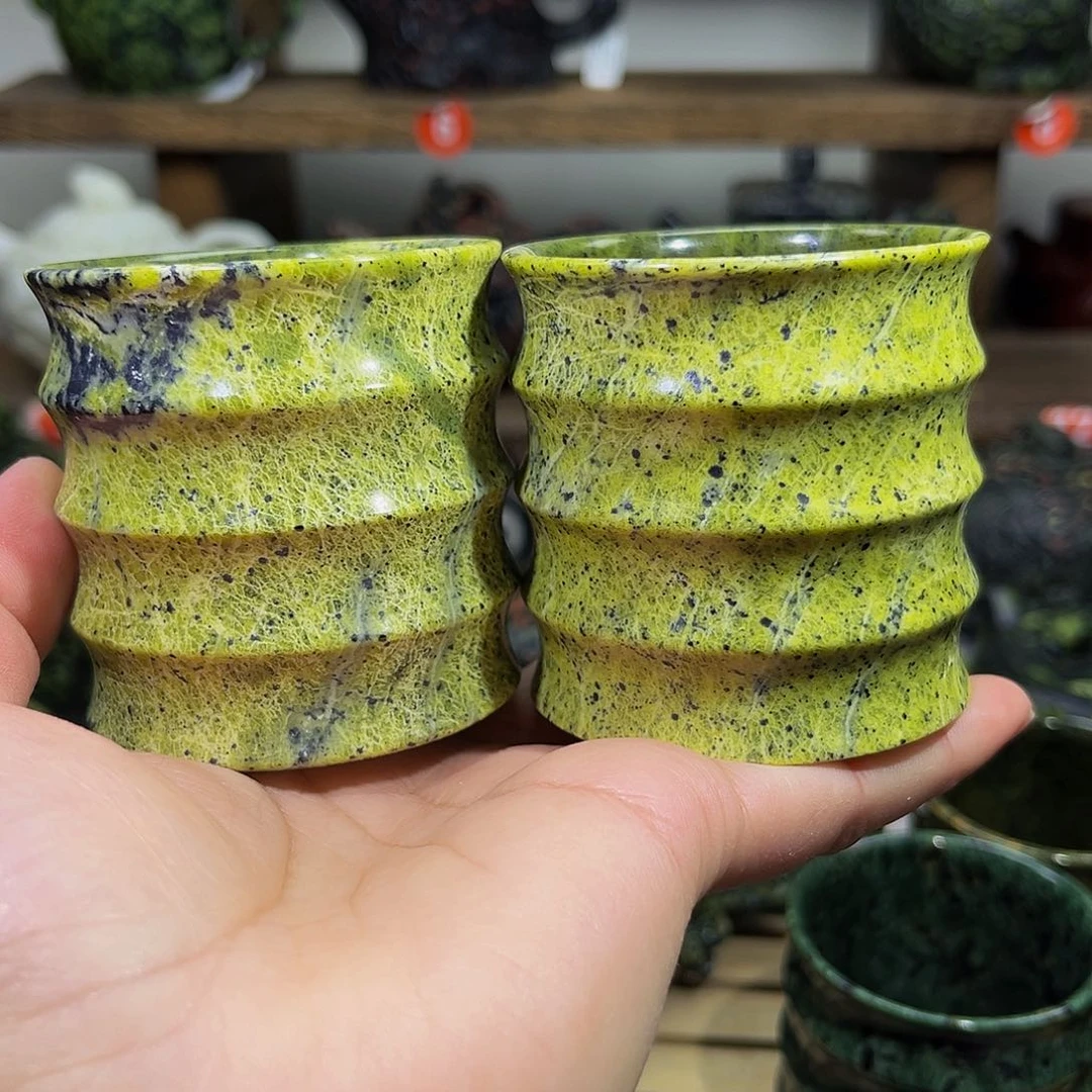 财**郎藏玉药王石精品杯