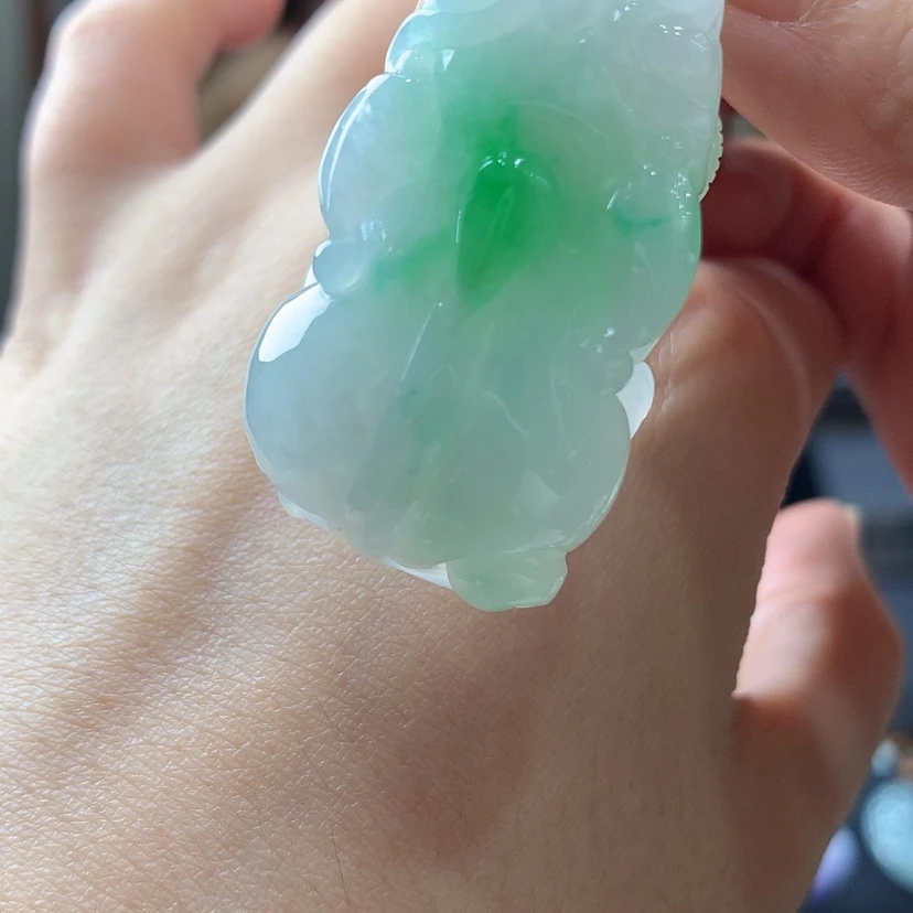 【闪购商品】吊坠(不含链)18K金镶嵌翡翠貔貅