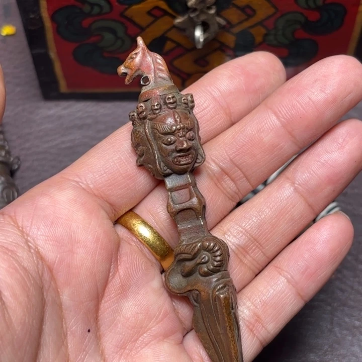玻璃颈饰藏传喜马拉雅