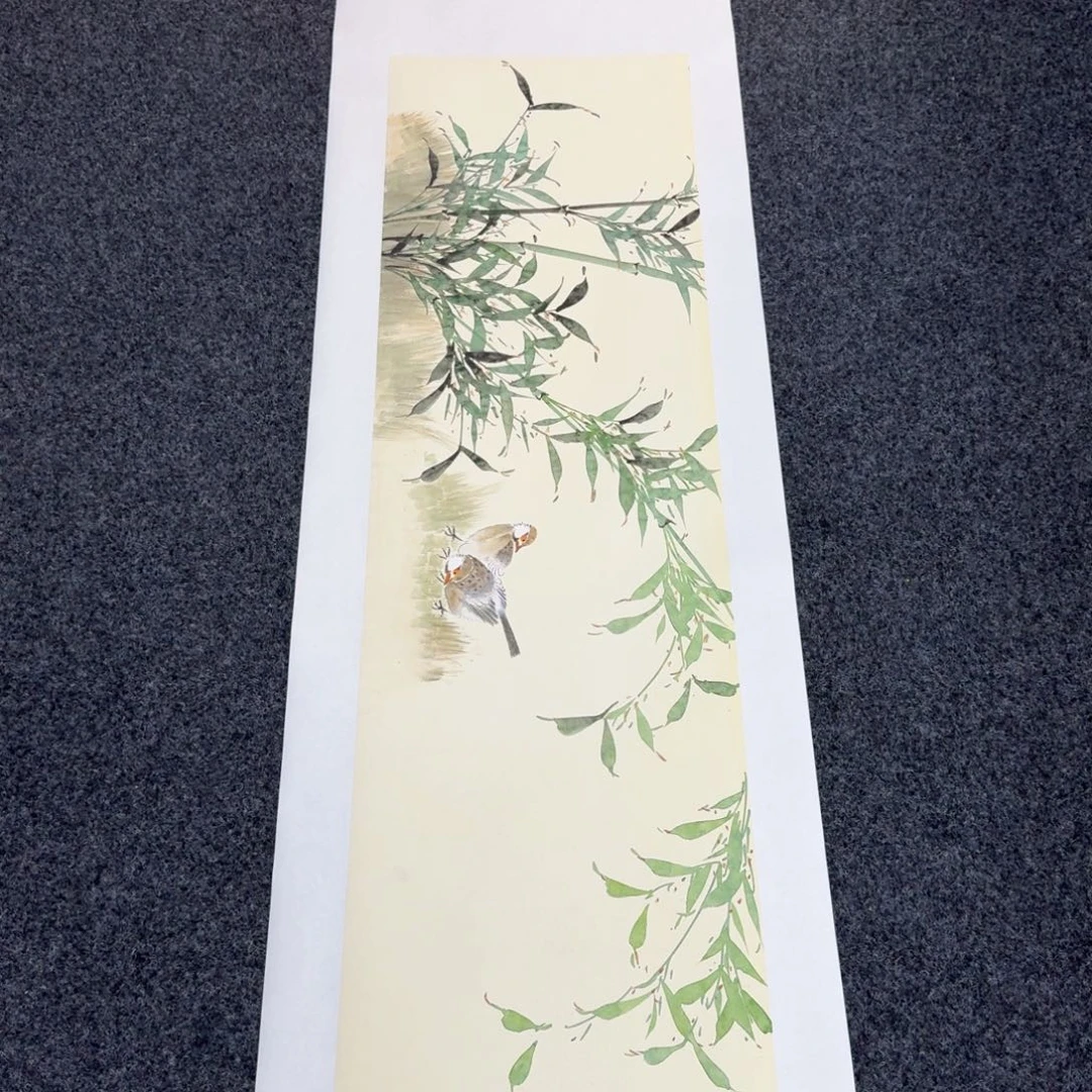 国画纯手绘山水花鸟作品