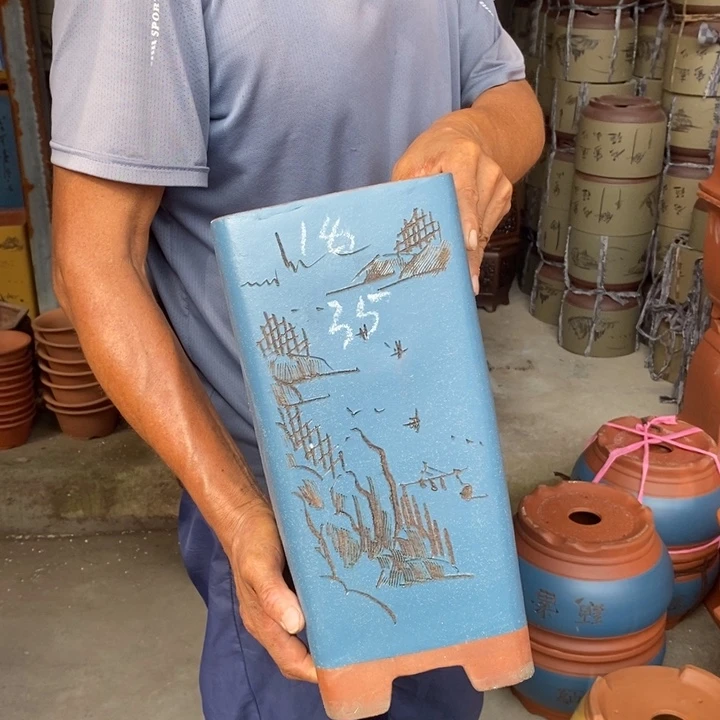 紫砂花盆紫砂花盆