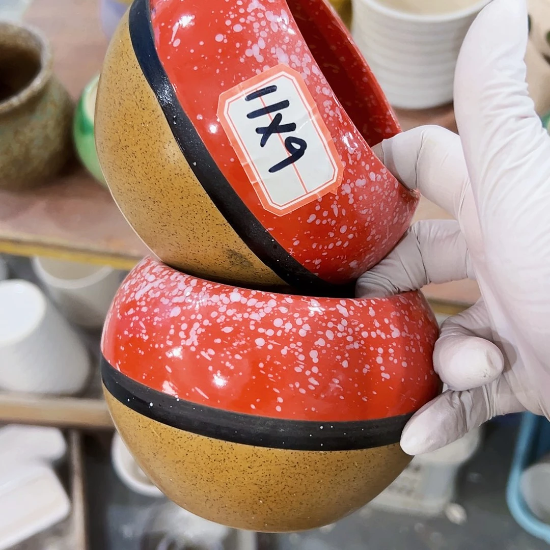 有孔，外贸尾单陶瓷花盆凑单10米包邮