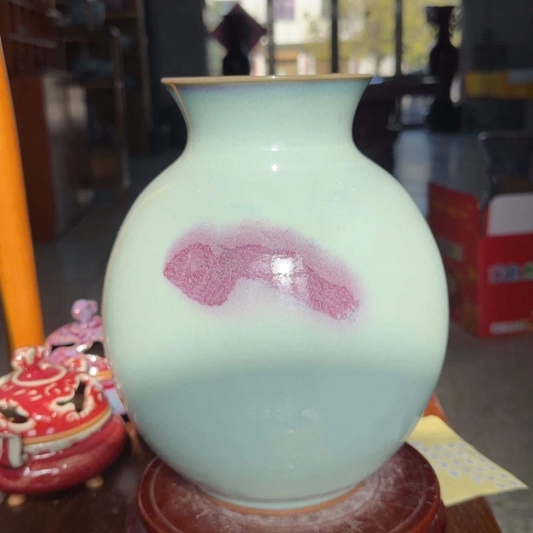 摆件瓷郑家钧窑摆件