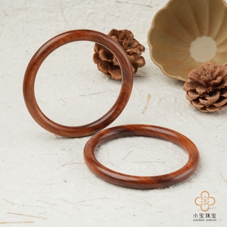 【小宝珠宝】11 T32181-红心金丝桃木手镯-多样性发其