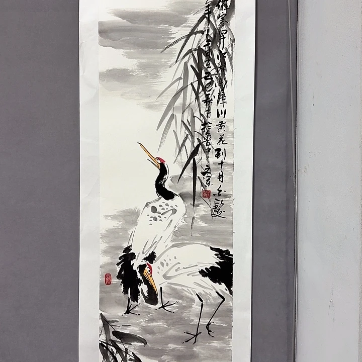 国画亲笔手绘放心去藏