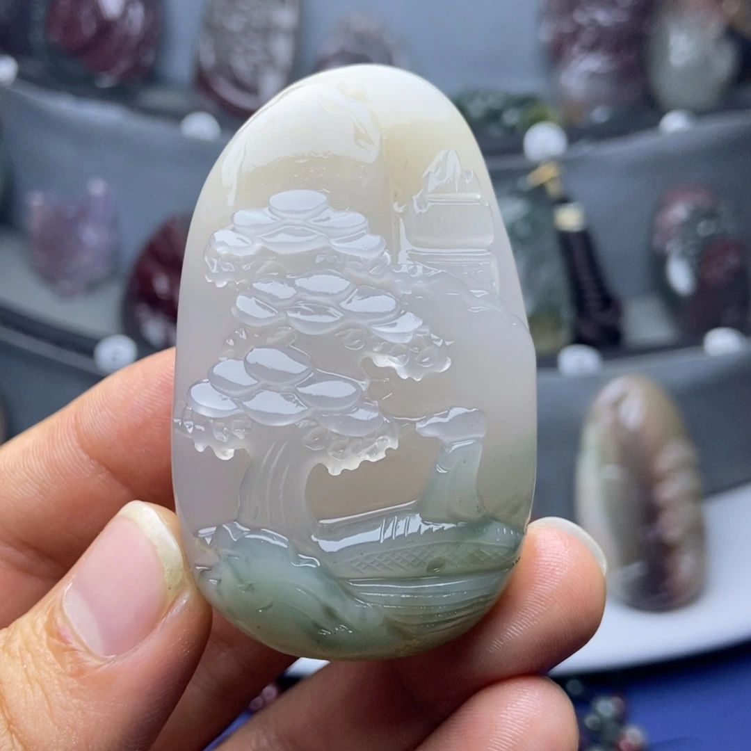 玛瑙/玉髓未镶嵌颈饰