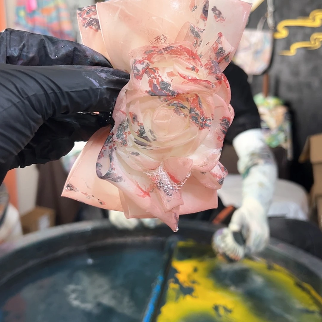 046玫瑰花夹手作落英缤纷