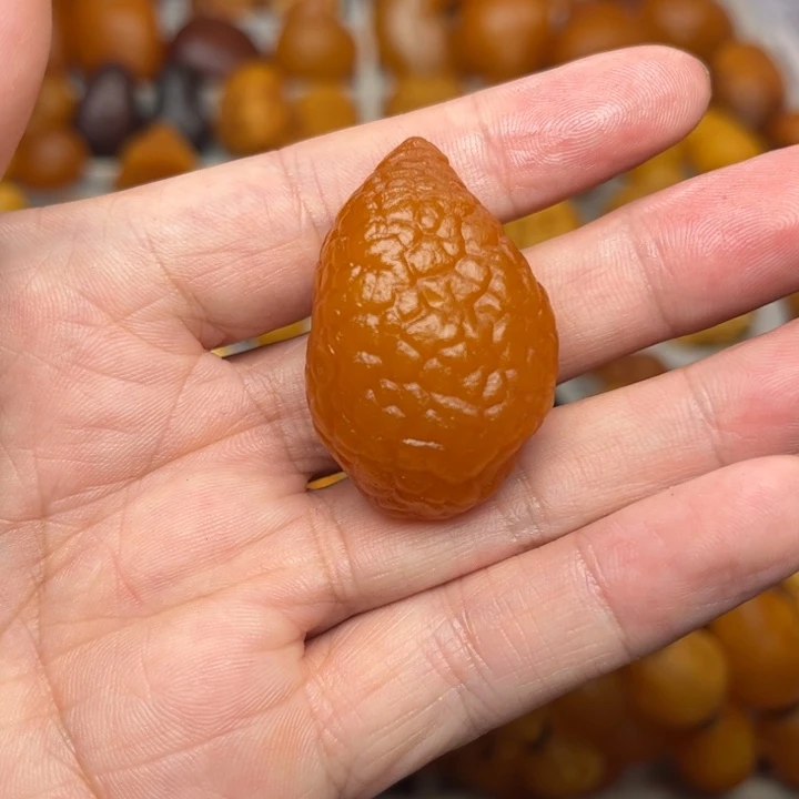 琥珀未镶嵌裸石天然蜜蜡吊坠