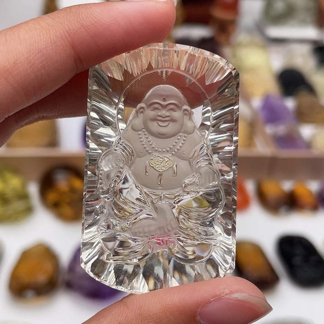 颈饰水晶未镶嵌定制吊坠佛公