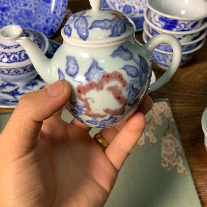 平***7景德镇陶瓷青花壶