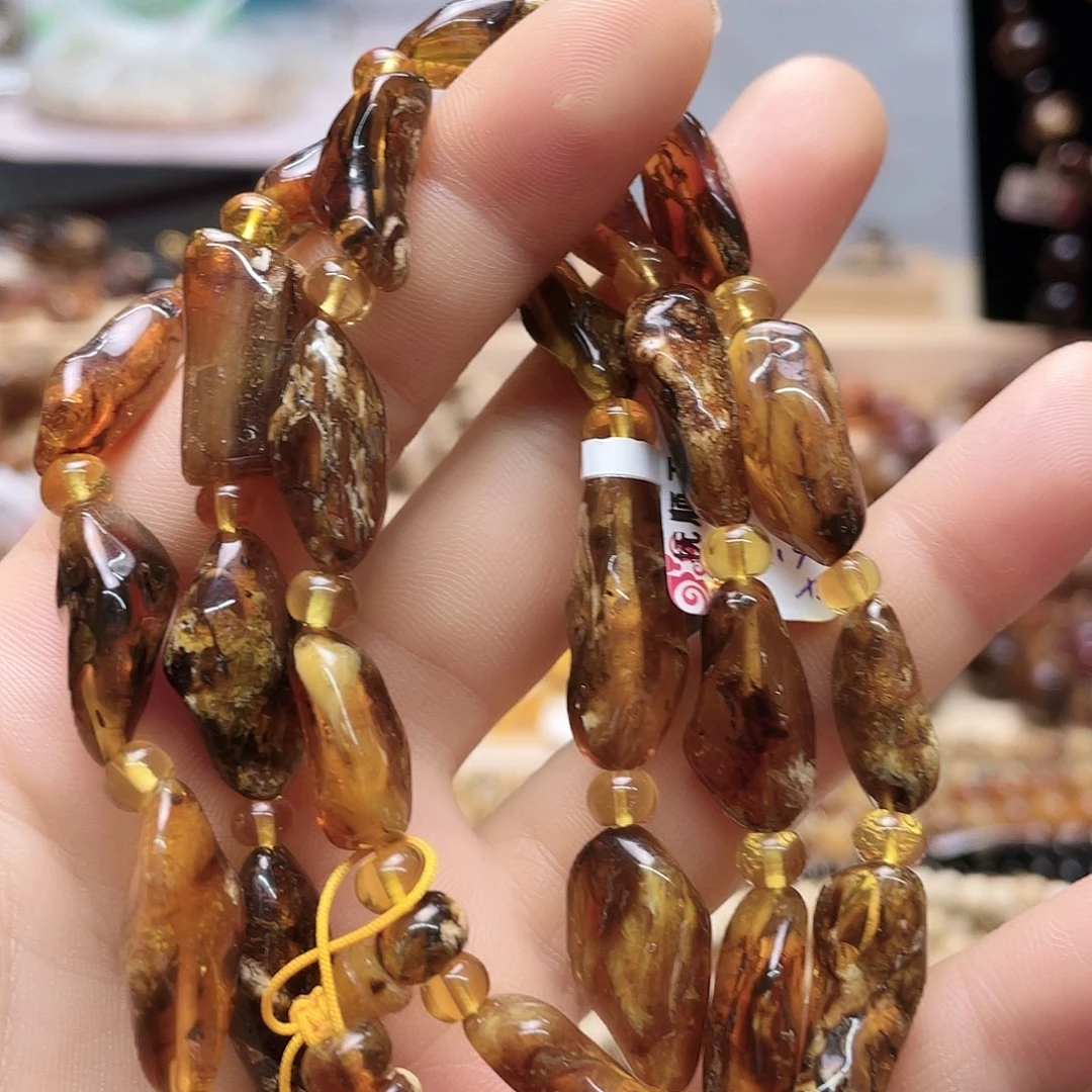 琥珀裸石未镶嵌11045大