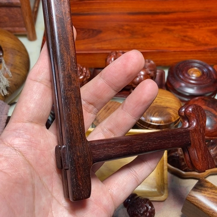 檀香紫檀（小叶紫檀）泉**方盘子架