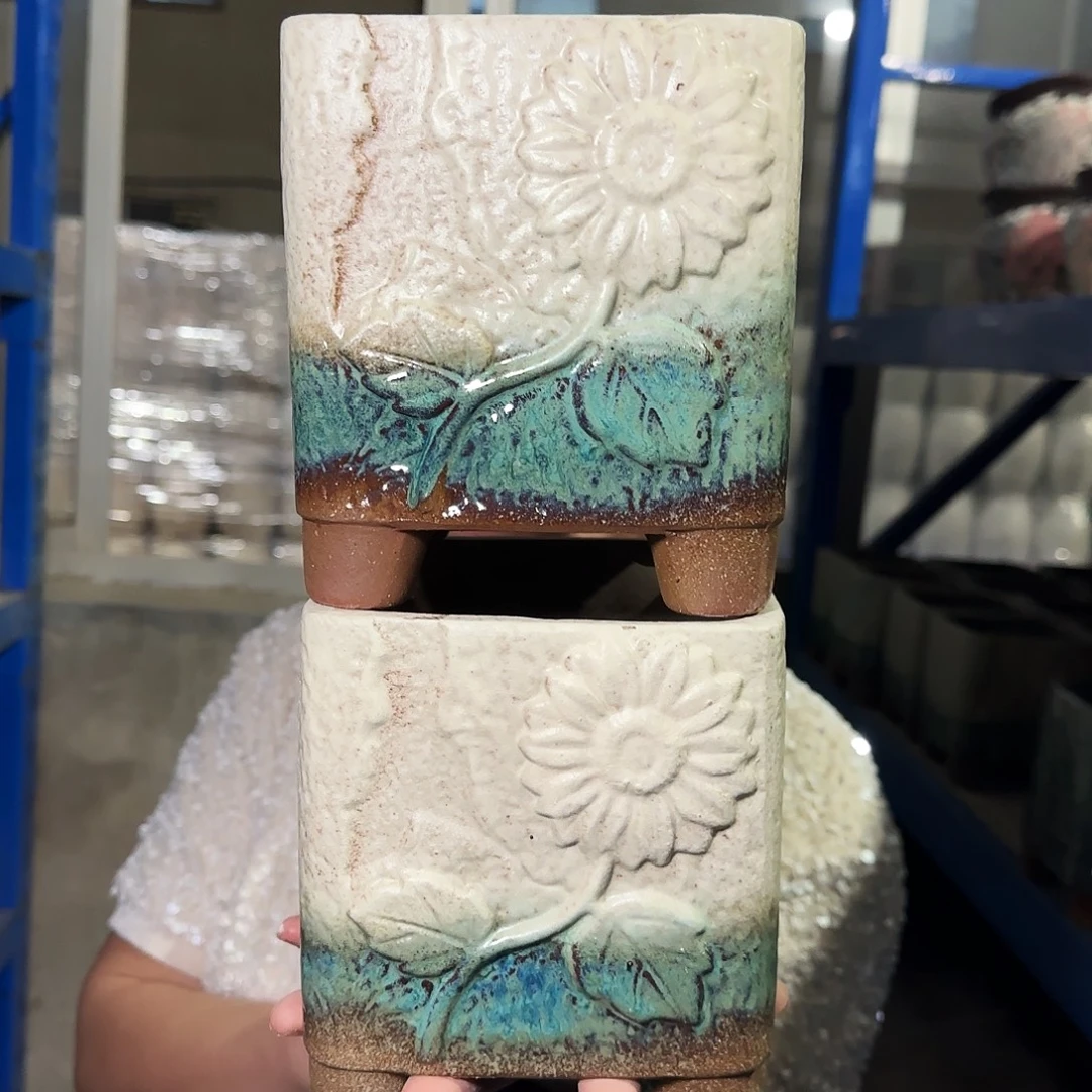 花盆紫砂高15口14