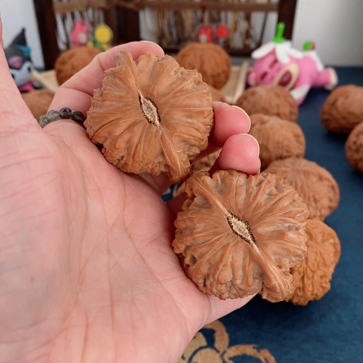 文玩核桃把件君*！白狮子46