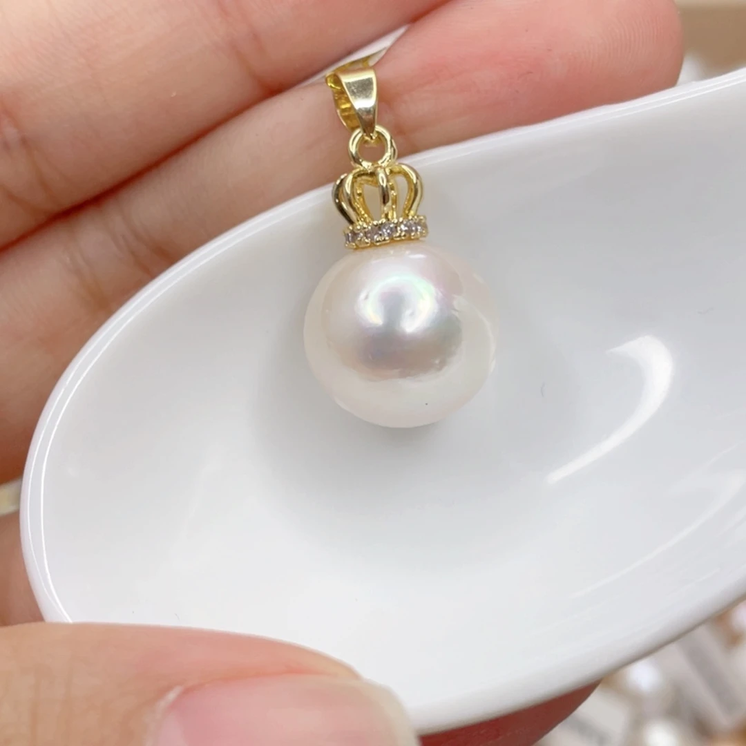 淡水珍珠未镶嵌吊坠(赠链)