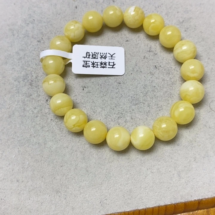 蜜蜡未镶嵌裸石串