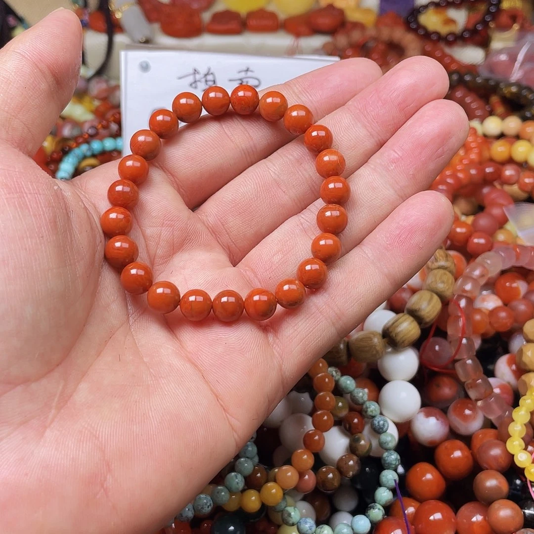 玛瑙/玉髓手链合金哆***嗦45426