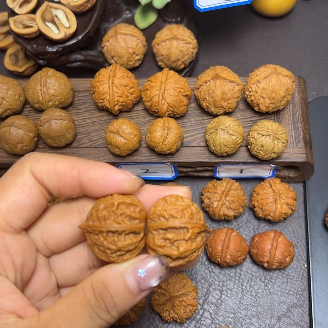 文玩核桃把件矮桩灯笼29