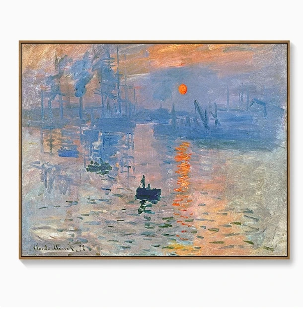 餐厅单幅合集莫奈砂岩装饰画梵高油画客厅开关壁画配电箱遮挡挂画