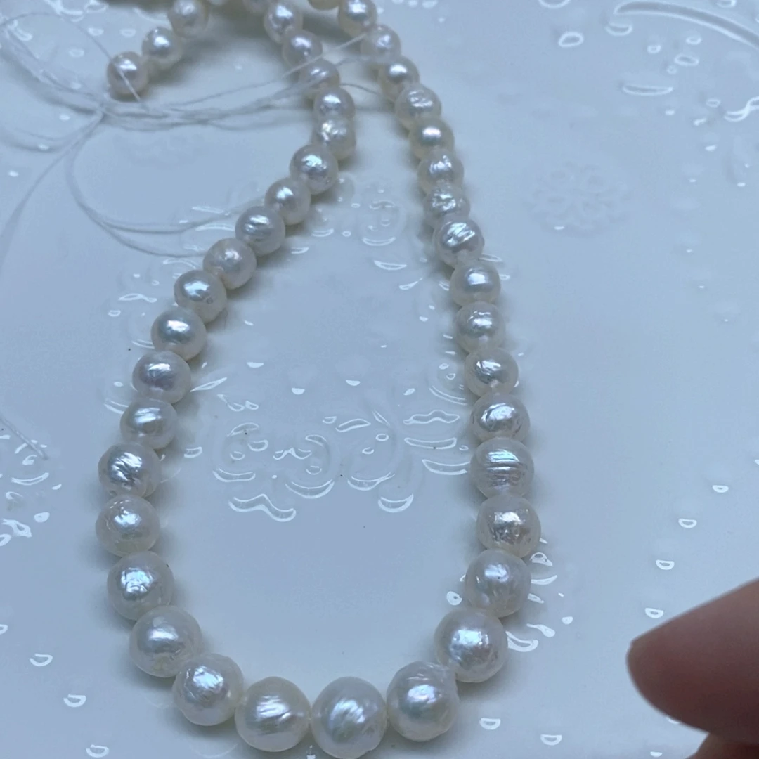 淡水珍珠未镶嵌颈饰9-10
