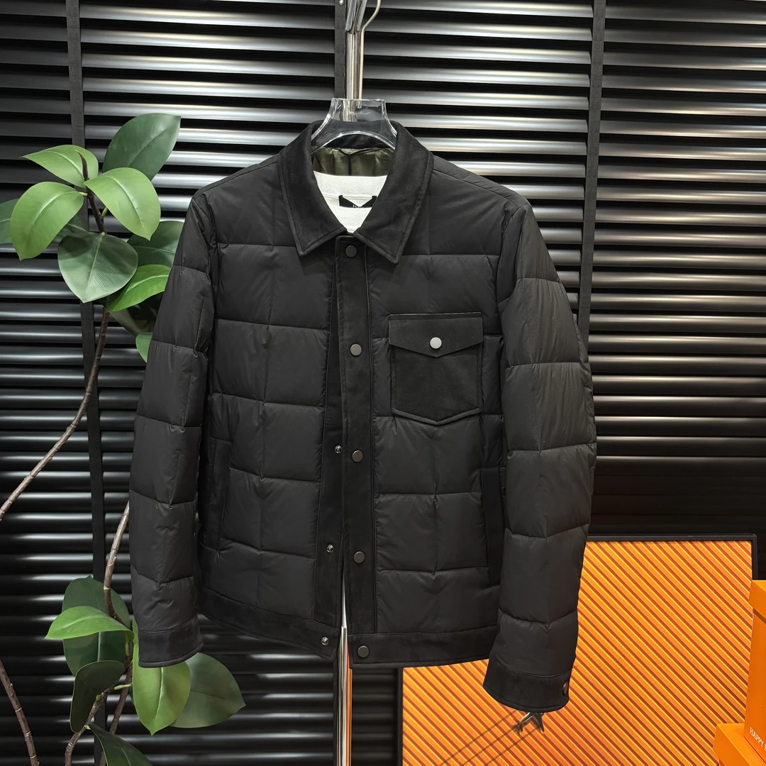 【清澈男装轻奢出品L25069QINGCHE2025/高端欧货男士羽绒服