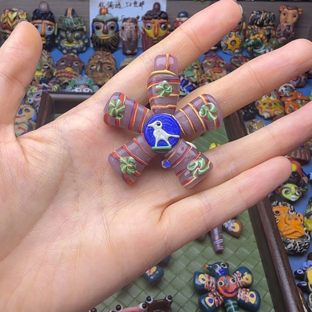 琉璃非金属玻璃颈饰吊坠