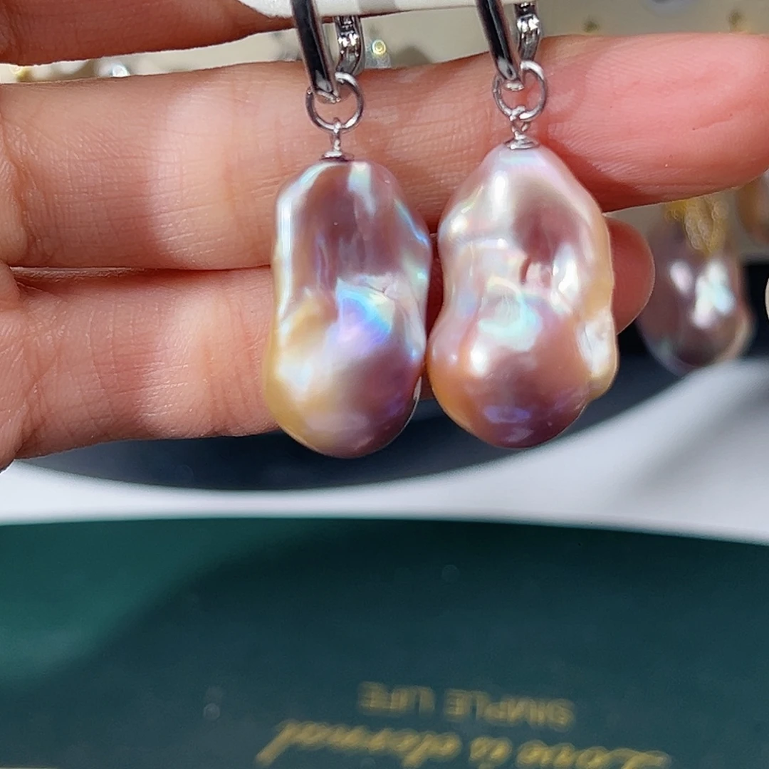 未镶嵌淡水珍珠耳饰