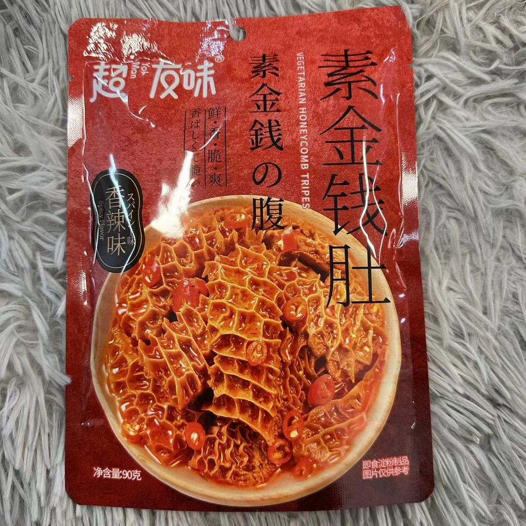 港式风味素金钱肚(香辣味）