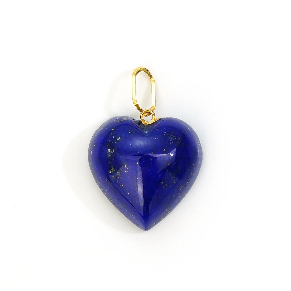 【心跳】18K金青金石爱心吊坠46657